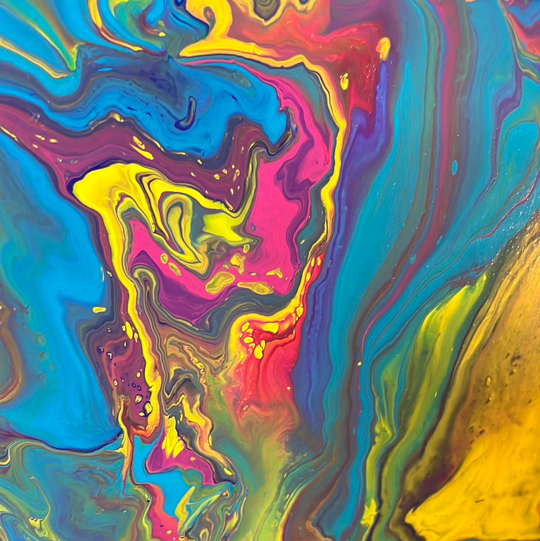 Royal purples: Sunrise Approaches with Vibrant Canvas Artistry