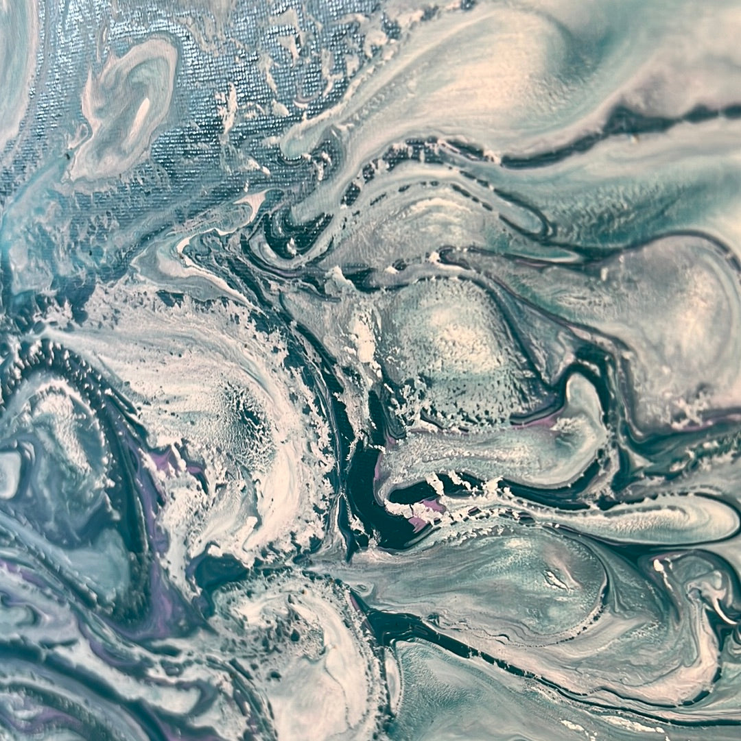 Energy Exchange - Rippling Tides Dynamic Canvas Art