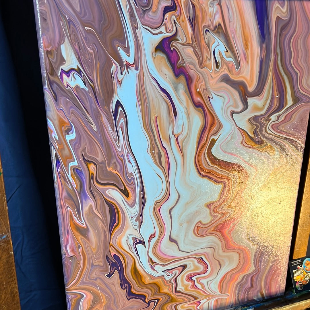 16 by 20 canvas - The Goddess in Battle Art Piece
