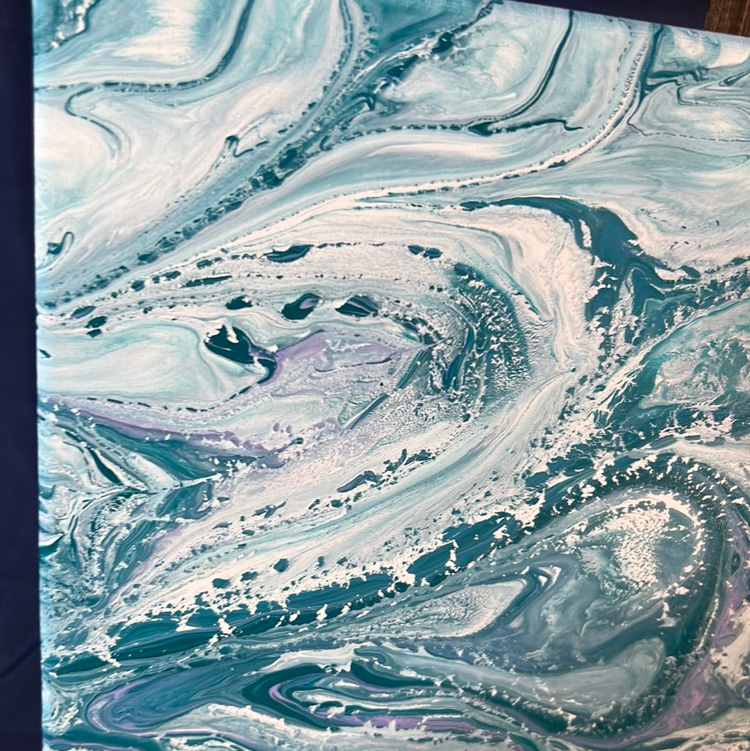 Energy Exchange - Rippling Tides Dynamic Canvas Art