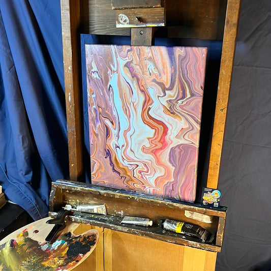 16 by 20 canvas - The Goddess in Battle Art Piece