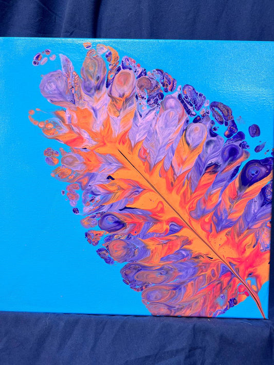 Feather from afar