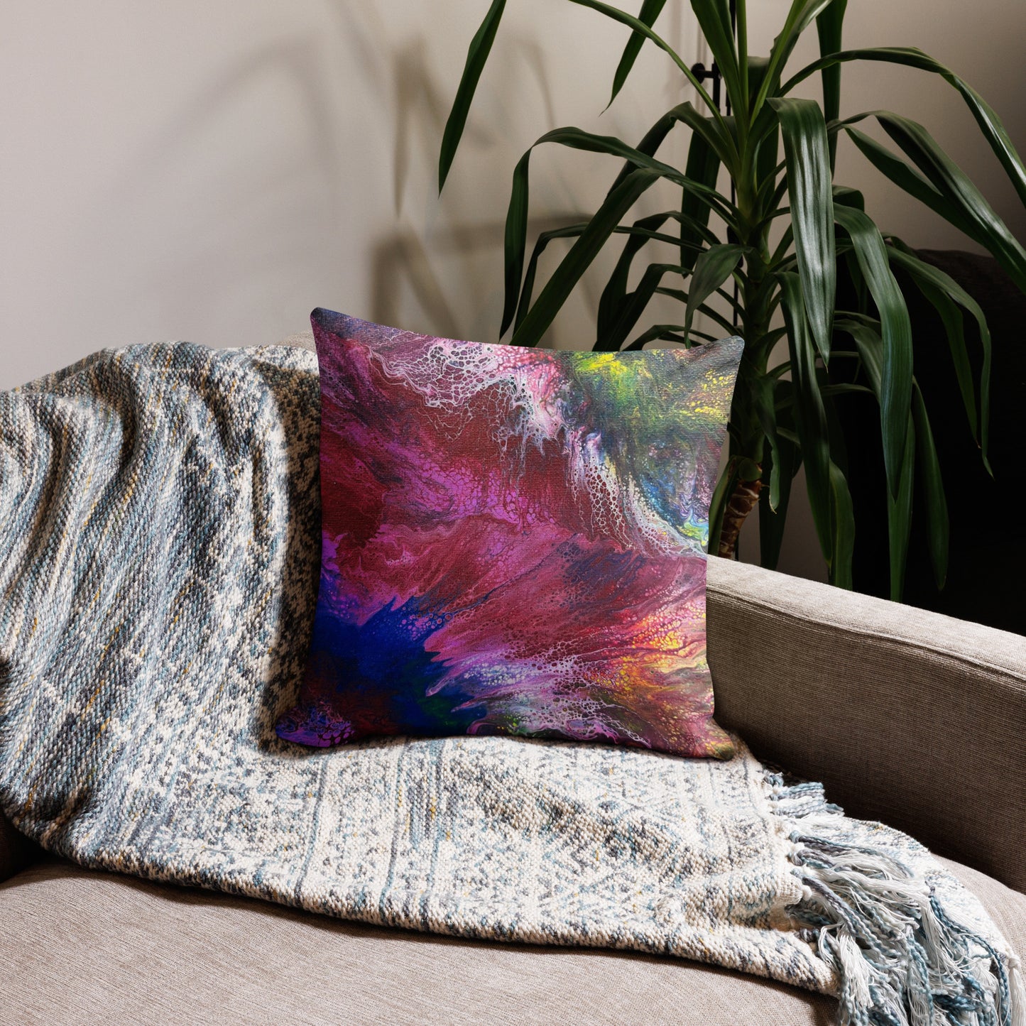 Peacock Pillow