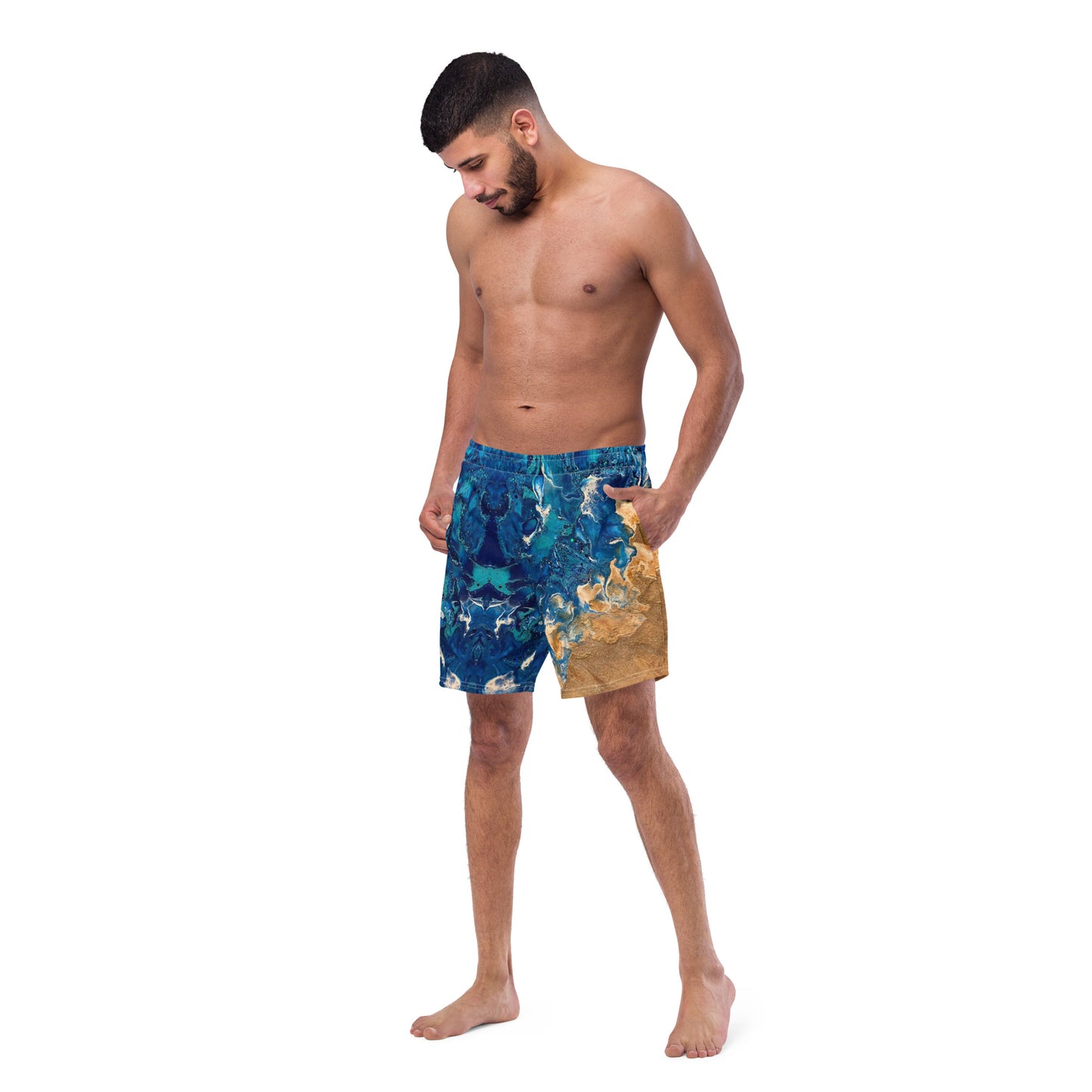Deep Blue Sea Men's swim trunks