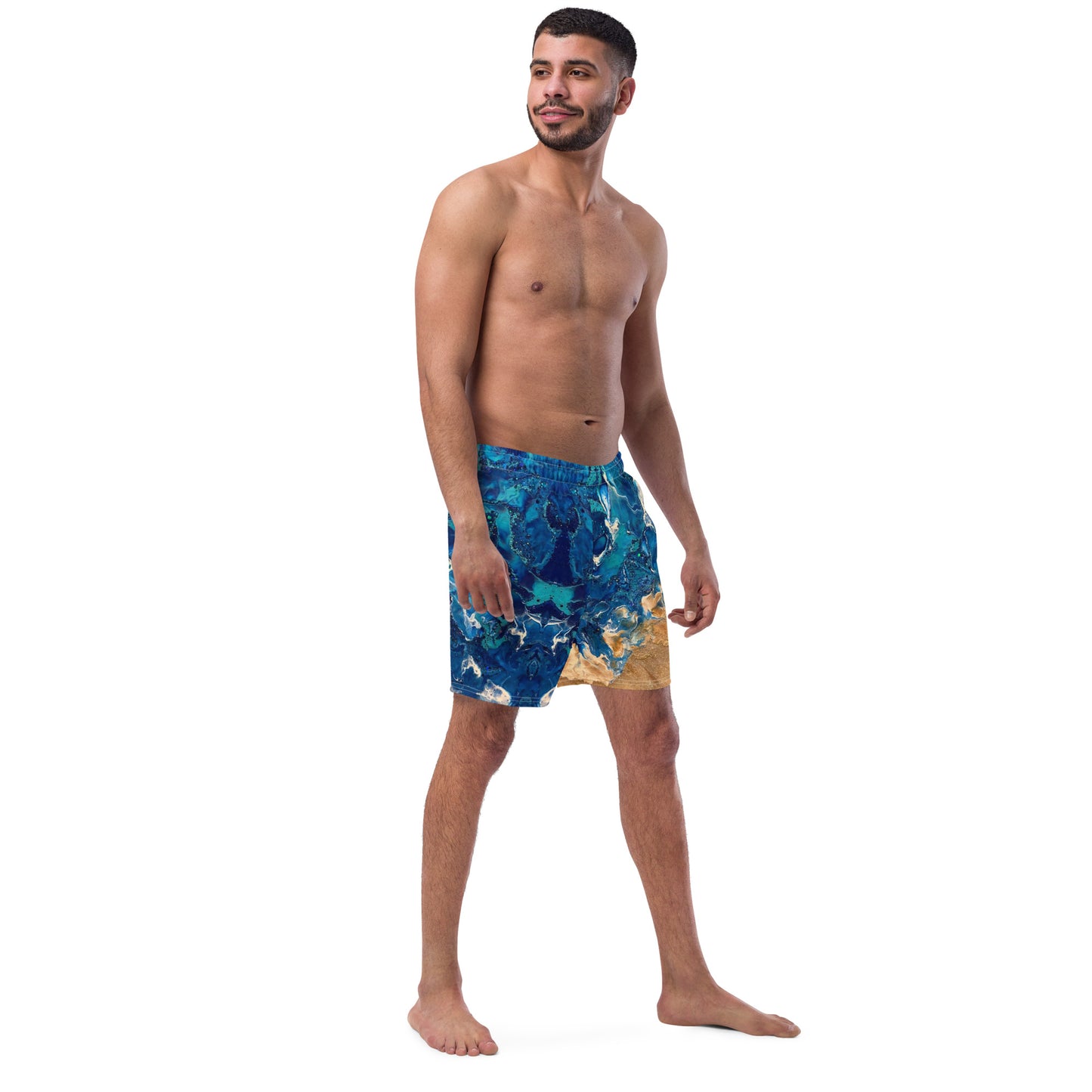 Deep Blue Sea Men's swim trunks