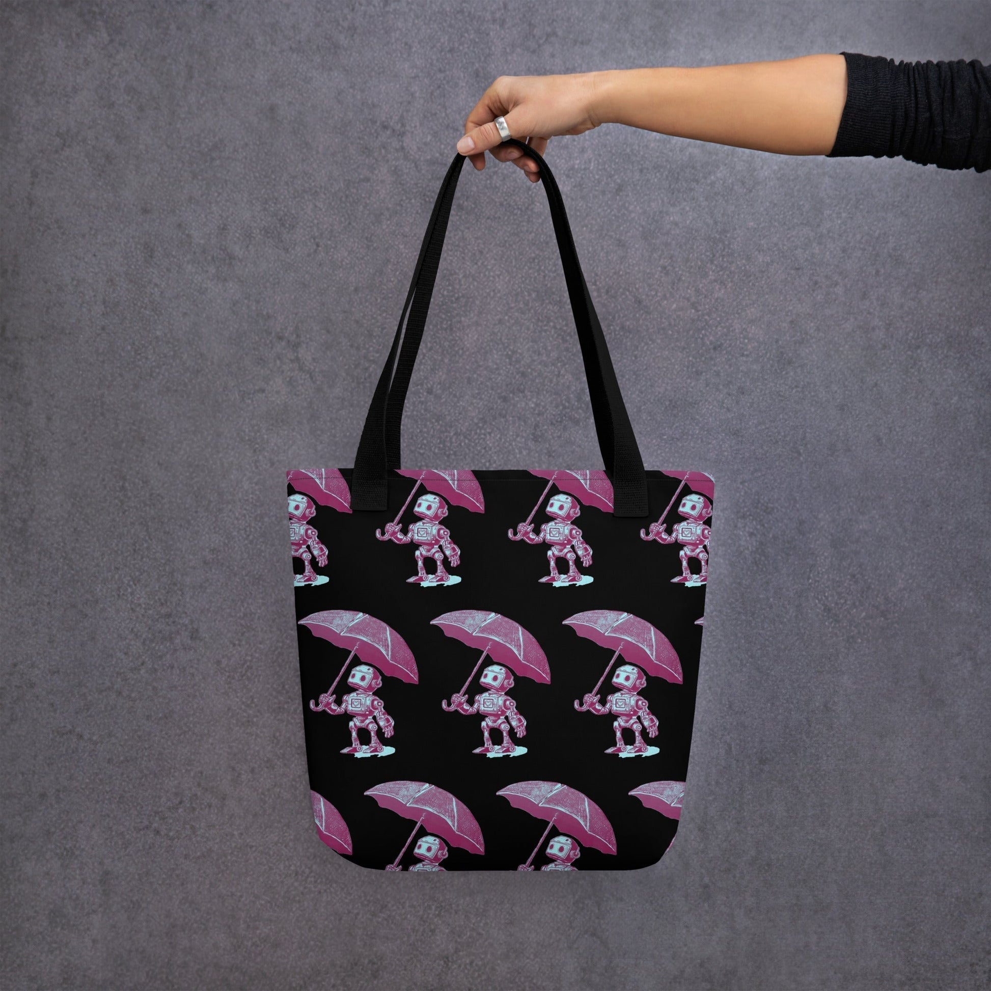 Black Tote Bag - With bolt Voltage