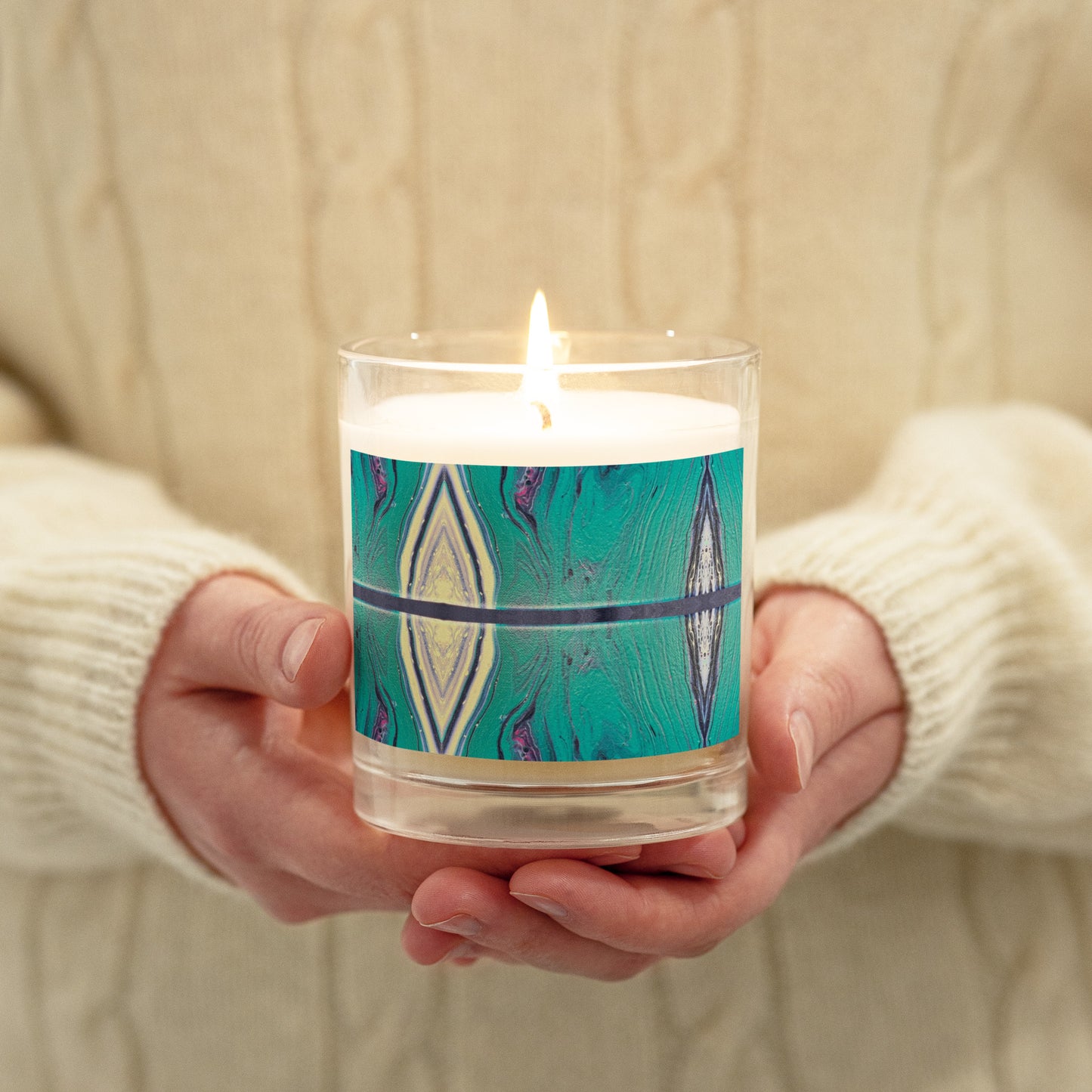 Bring Me The Horizon Glass jar soy wax candle