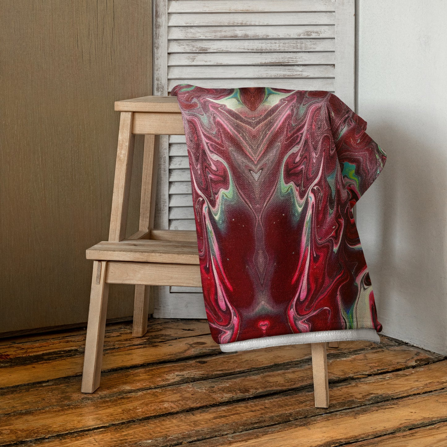 Red Vortex towel