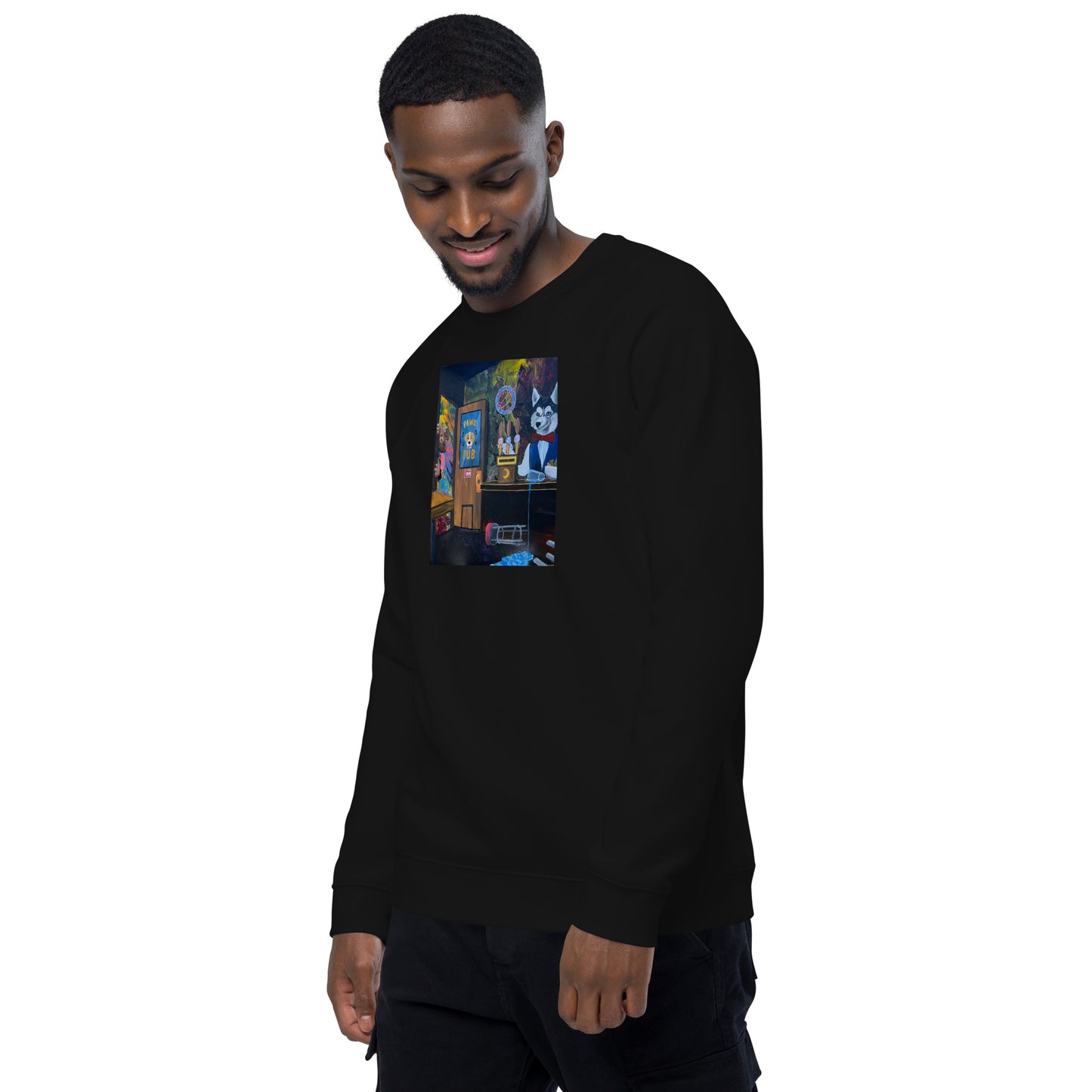 Get To Waggin raglan sweatshirt