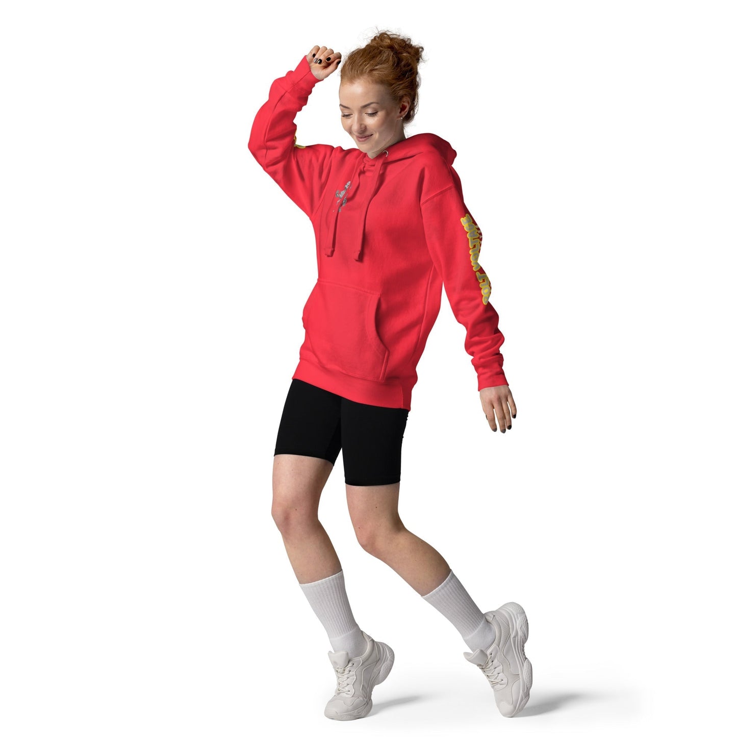 Elfin Bolt Premium Hoodie in vibrant color, featuring soft cotton blend, front pouch pocket, and 3-panel hood, perfect for everyday comfort and style.