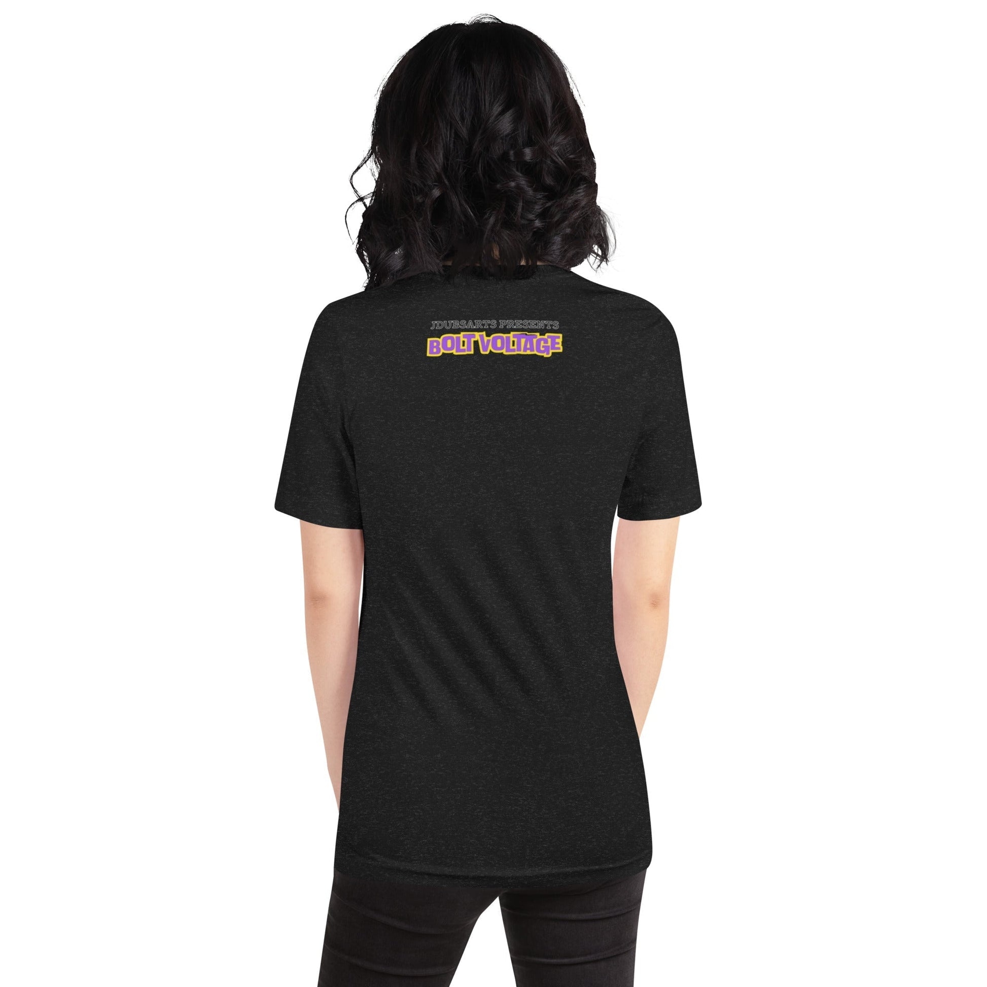Comfortable t-shirt - Bolt with Umbrella by Bolt Voltage