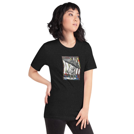 Comfortable t-shirt - Bolt with Umbrella by Bolt Voltage