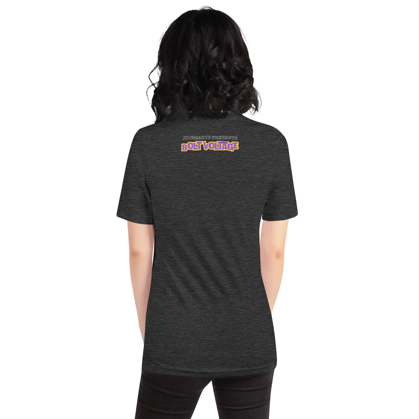 Comfortable t-shirt - Bolt with Umbrella by Bolt Voltage