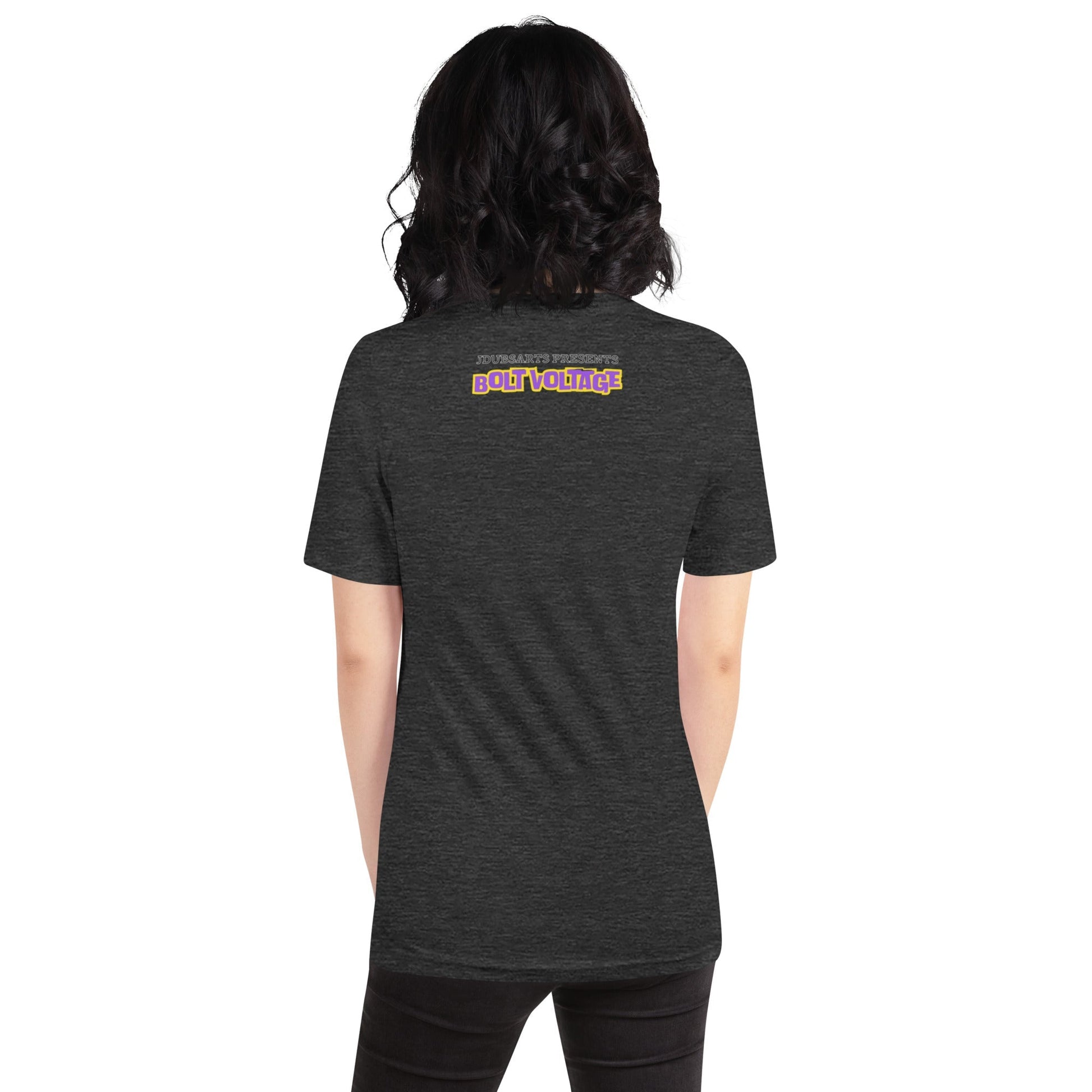 Comfortable t-shirt - Bolt with Umbrella by Bolt Voltage