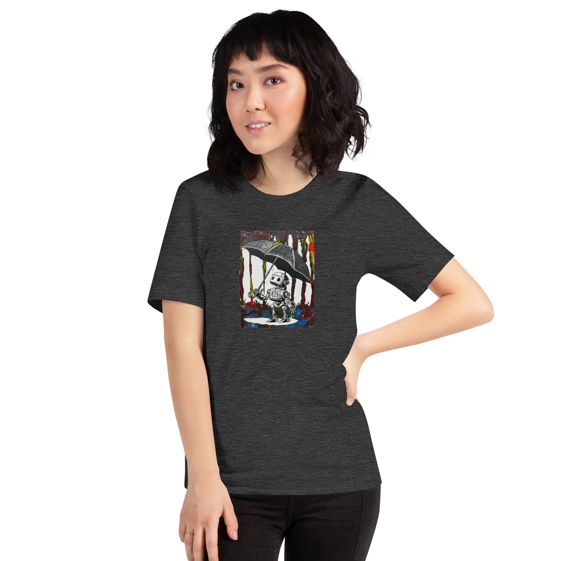 Comfortable t-shirt - Bolt with Umbrella by Bolt Voltage