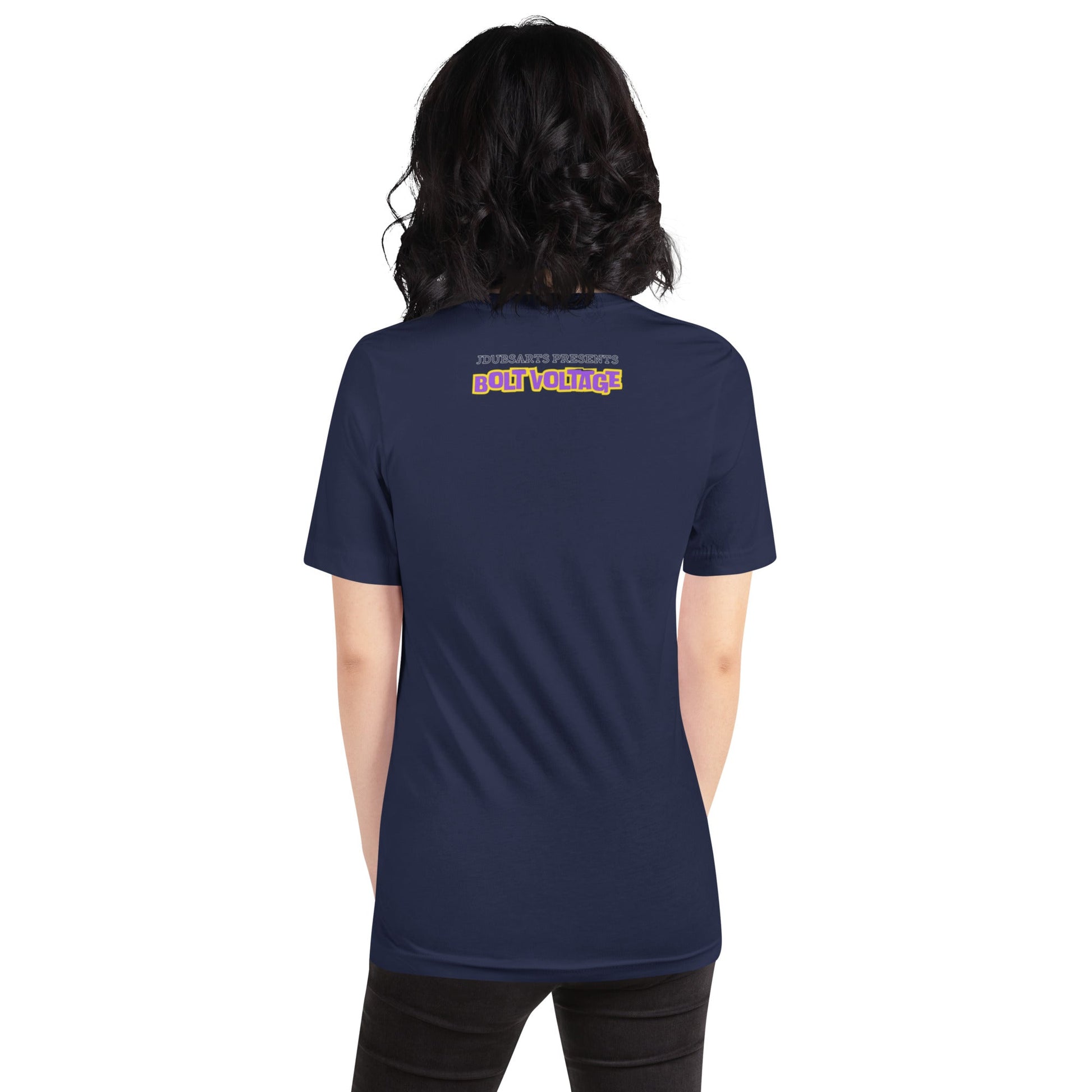 Comfortable t-shirt - Bolt with Umbrella by Bolt Voltage