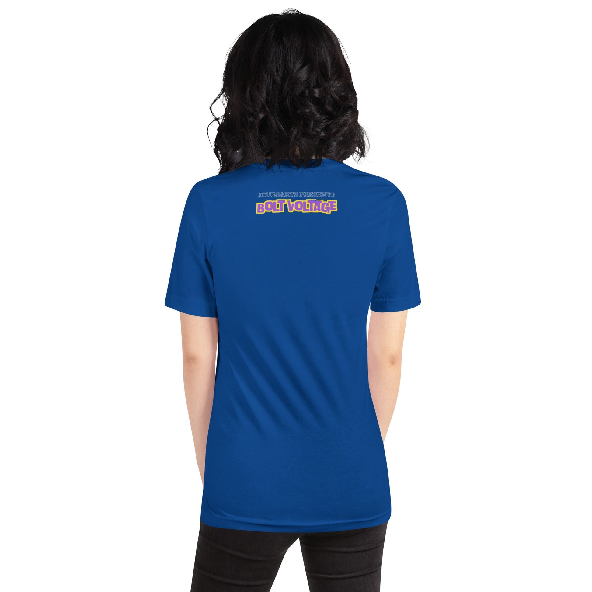 Comfortable t-shirt - Bolt with Umbrella by Bolt Voltage