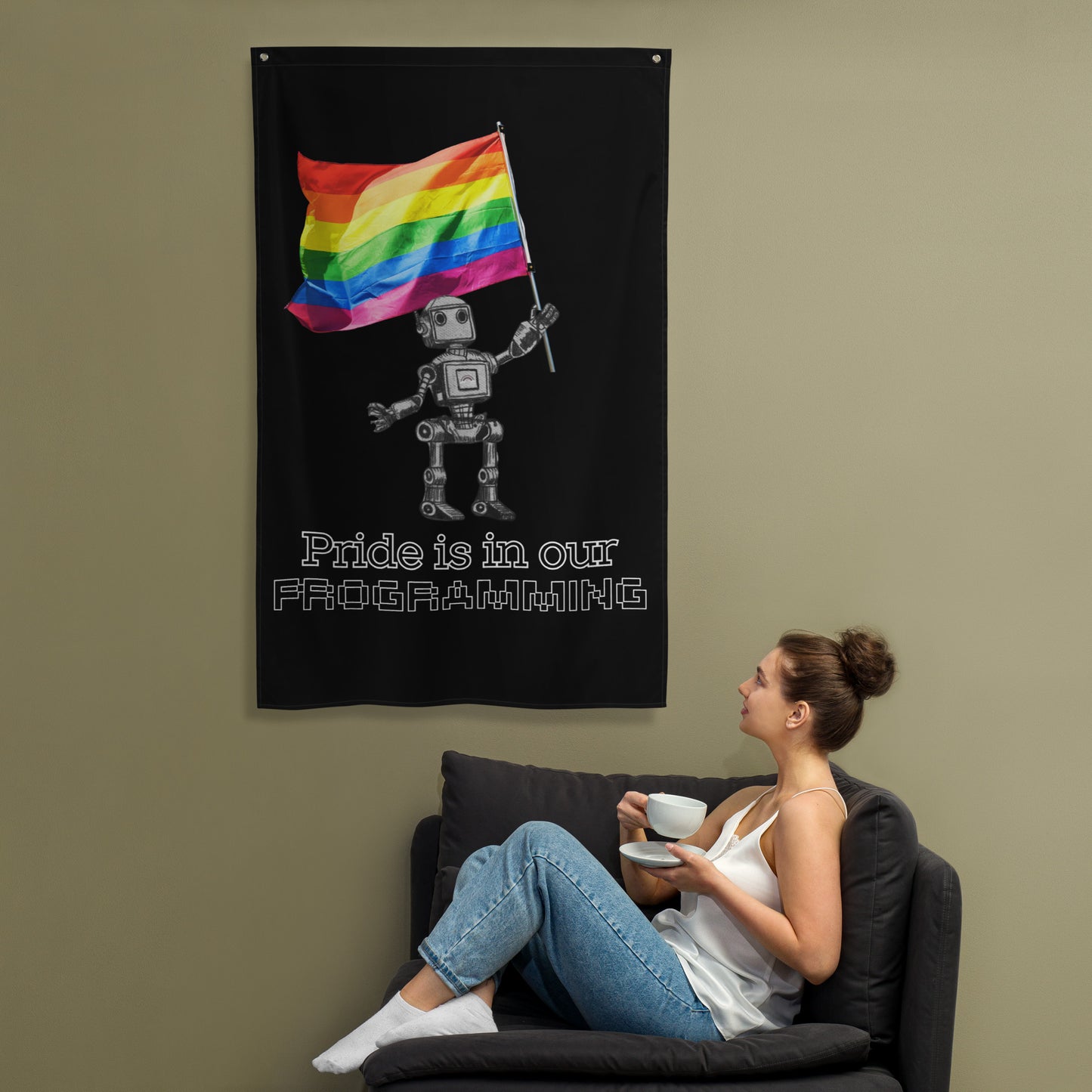 Pride is in our programming Flag