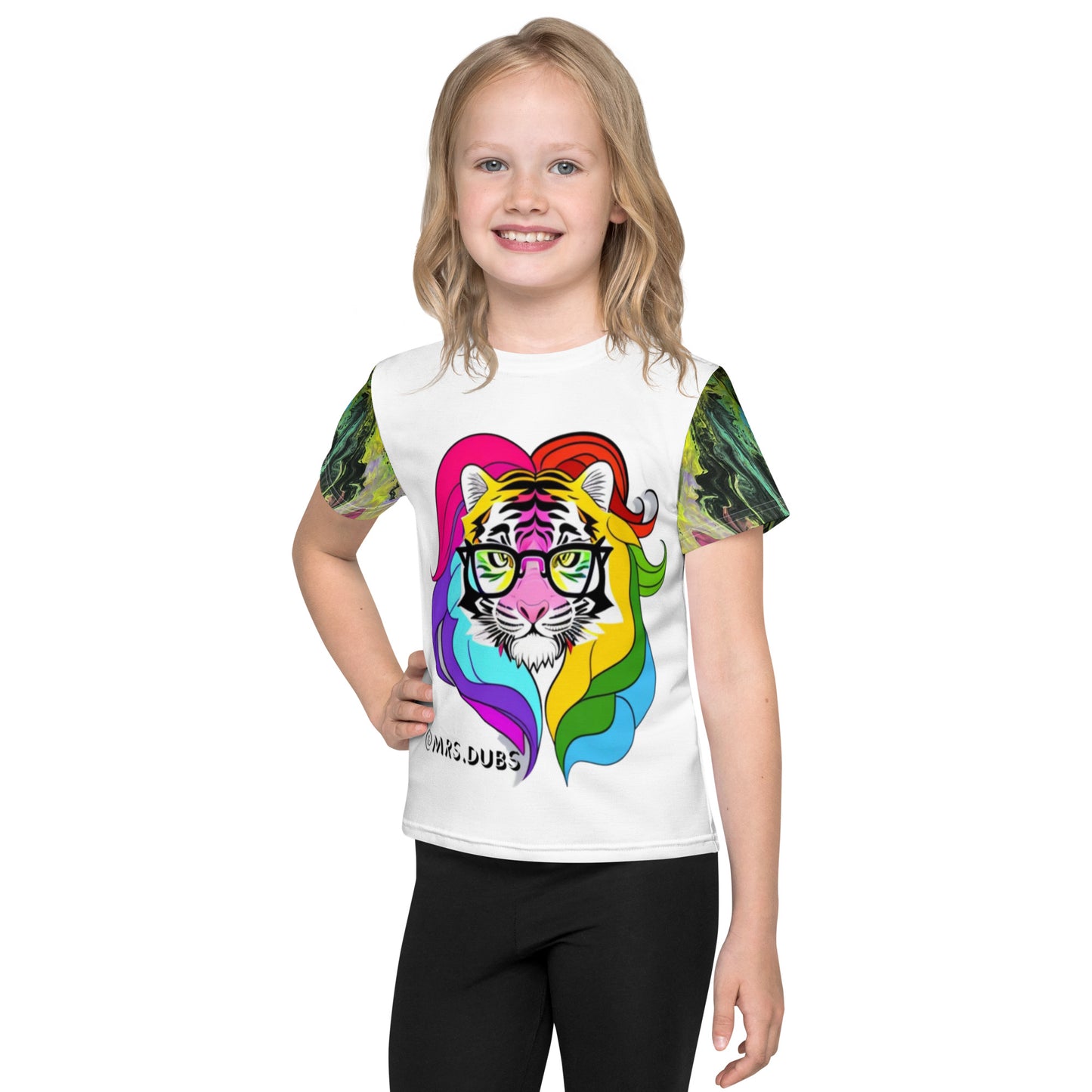 Mrs.Dubs  Be Colorful Kids crew neck t-shirt