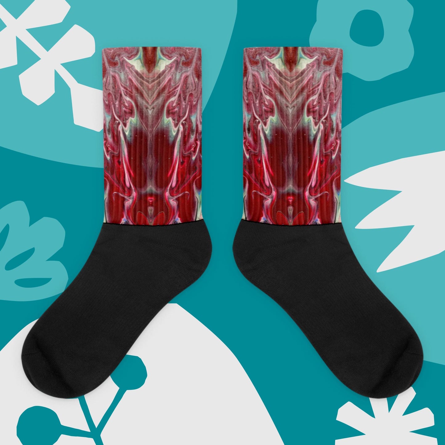 Crimson Steed Socks