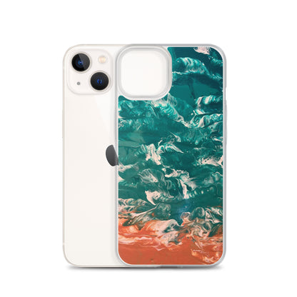 Teal beach  Case for iPhone®