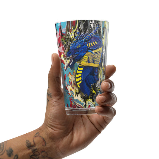 Dragon Shaker pint glass