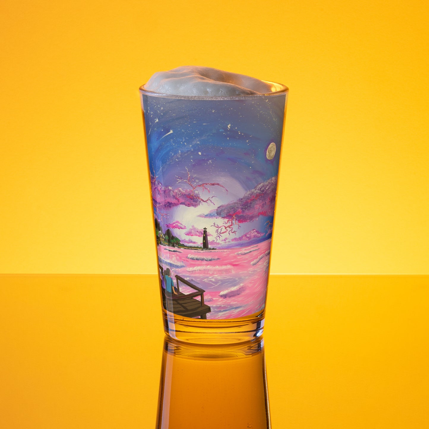 Mystic Bay Shaker pint glass