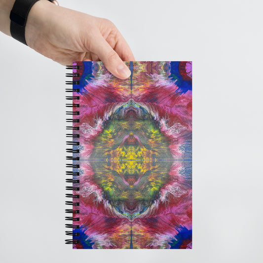 Peacock Spiral notebook