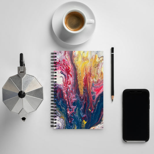 Sophisticated Beauty Spiral notebook