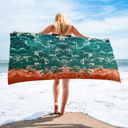 Teal Beach Towel
